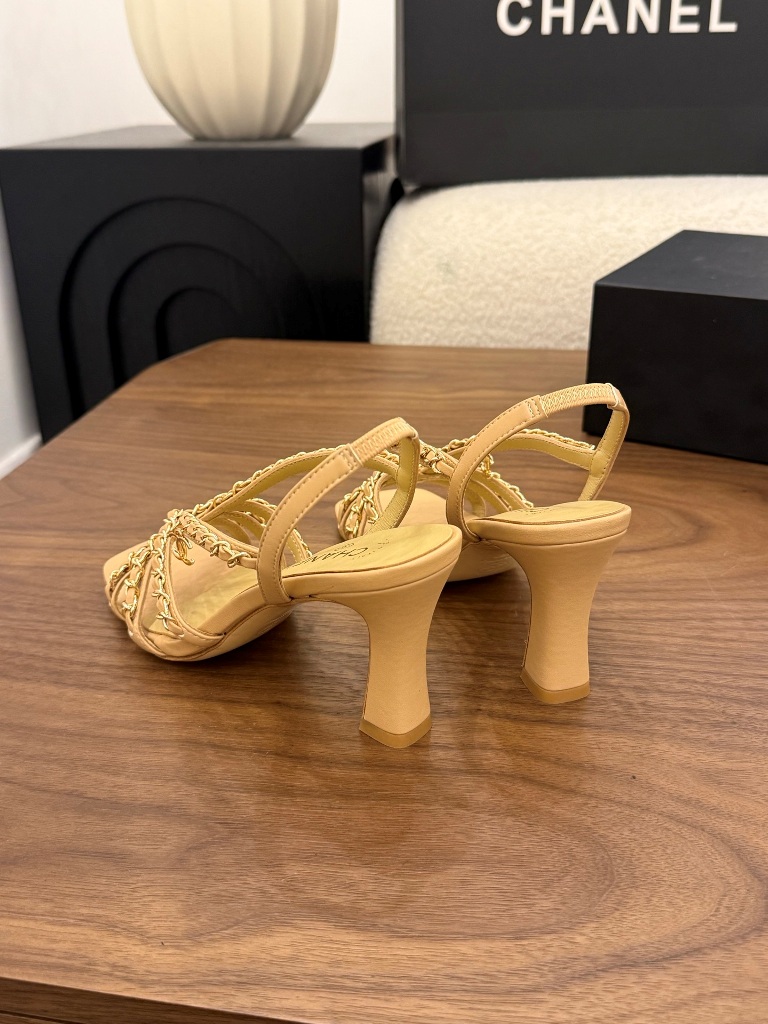 Chanel High Heeled Sandals(w)-016
