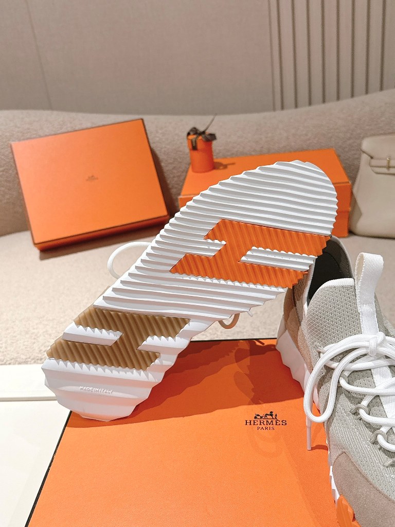 Hermes Couple Shoes-020