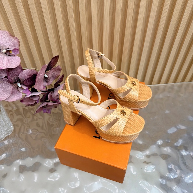 LV High Heeled Sandals(w)-001