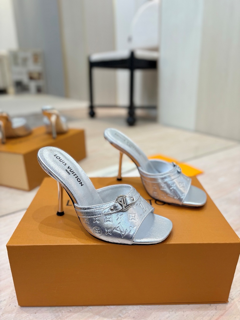 LV High Heeled Sandals(w)-017