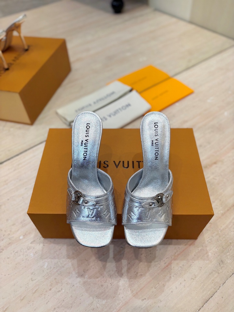 LV High Heeled Sandals(w)-017