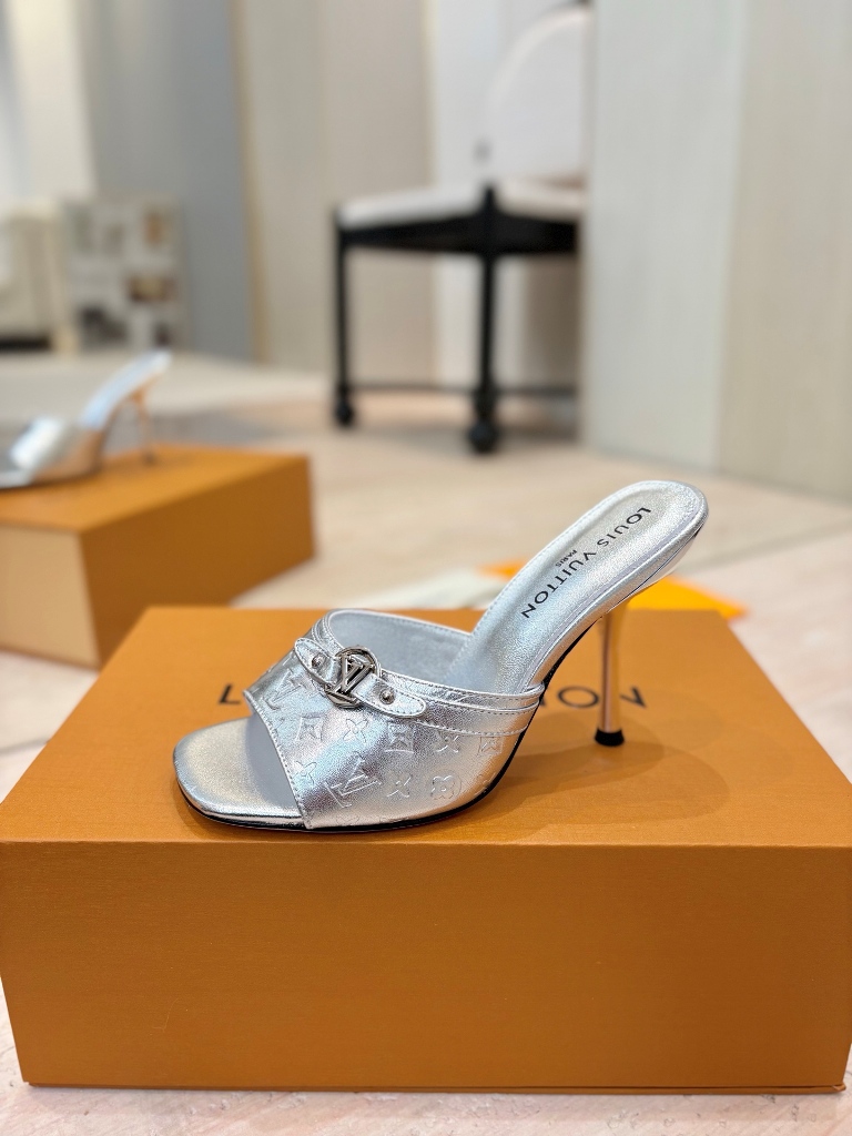LV High Heeled Sandals(w)-017