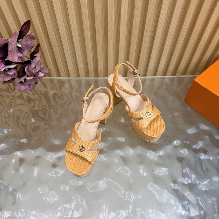 LV High Heeled Sandals(w)-001