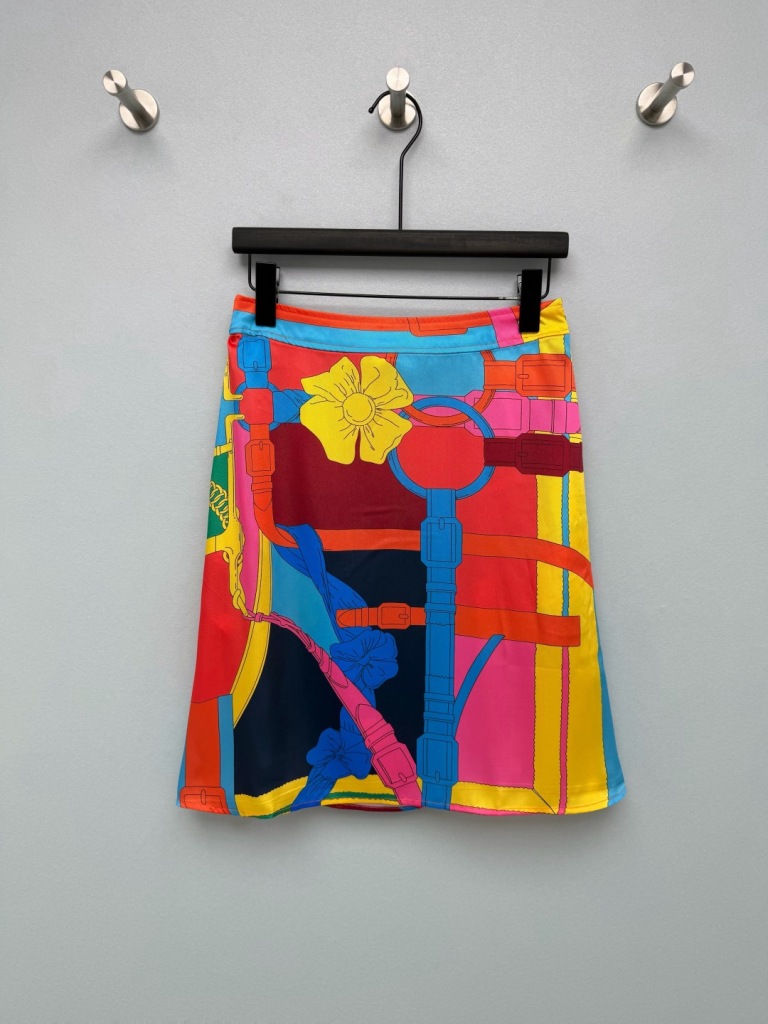 Hermes Silk Skirts-B