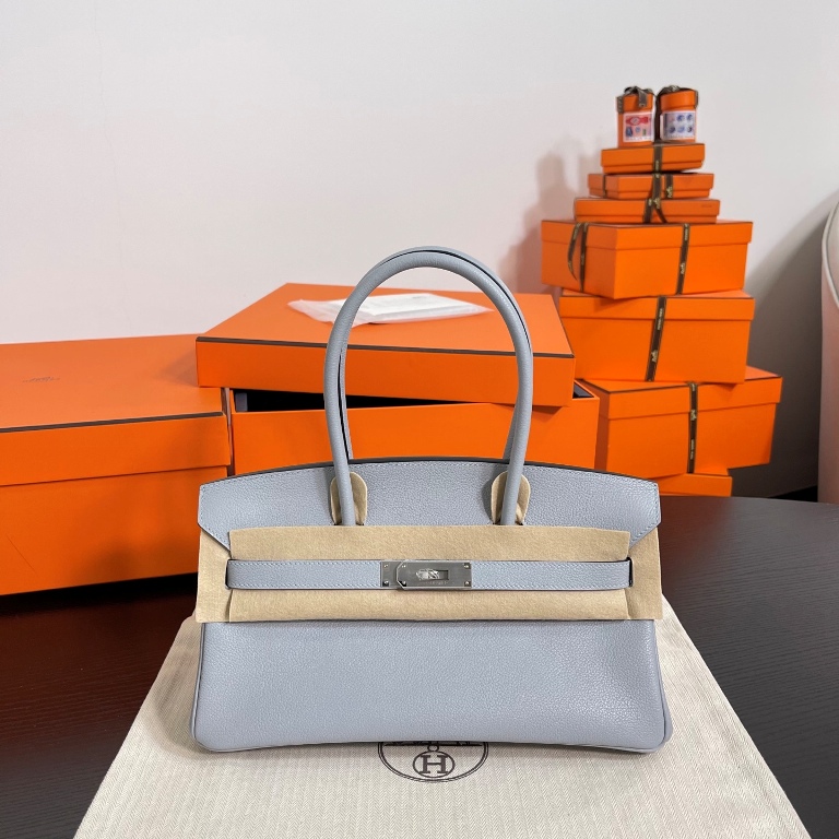 Shoulder Birkin 29cm-Evercolor Leather(8U Blue Glacier)-005