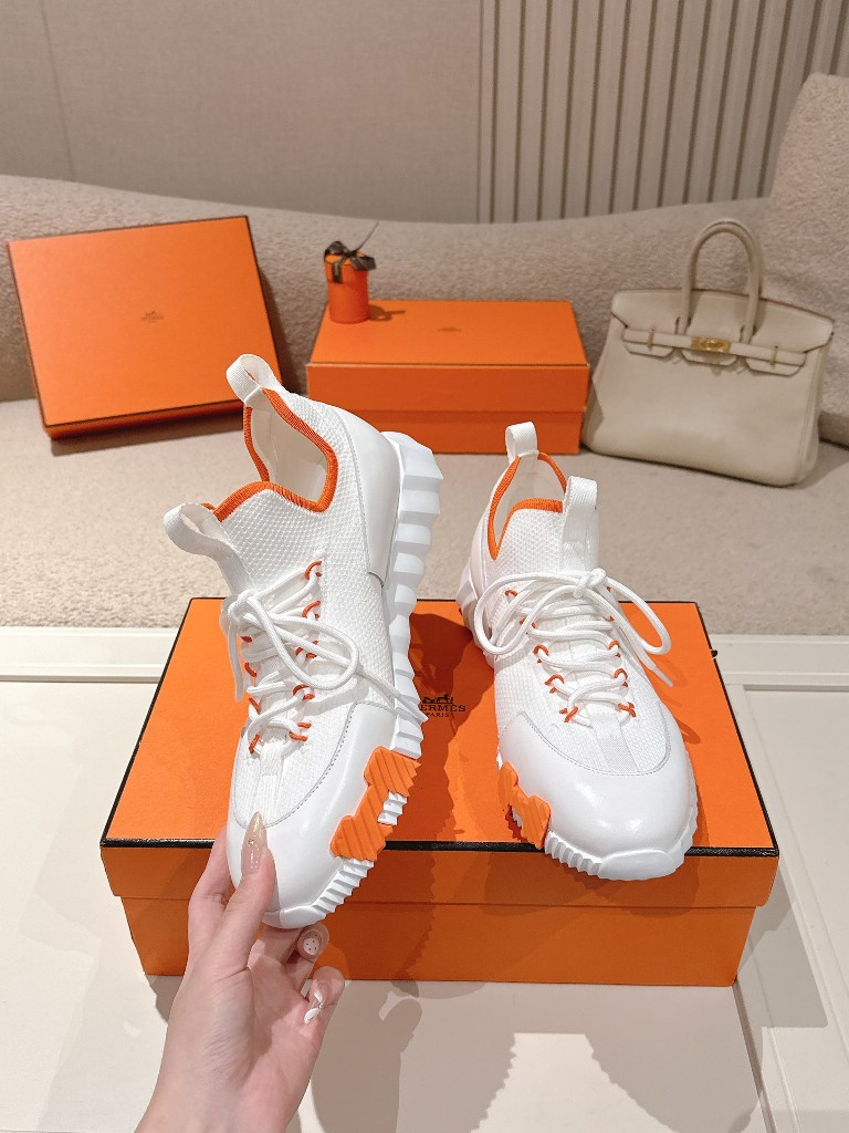 Hermes Couple Shoes-019