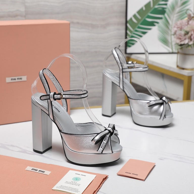 MiuMiu High Heeled Sandals(w)-006