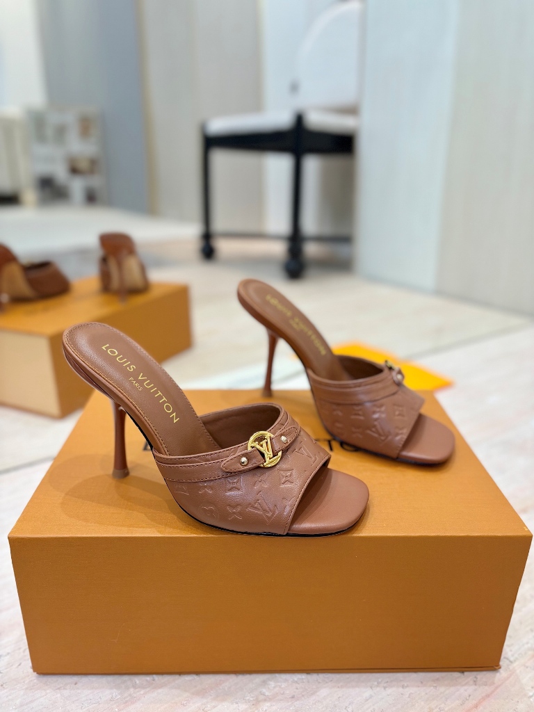LV High Heeled Sandals(w)-016