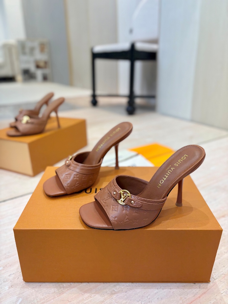 LV High Heeled Sandals(w)-016