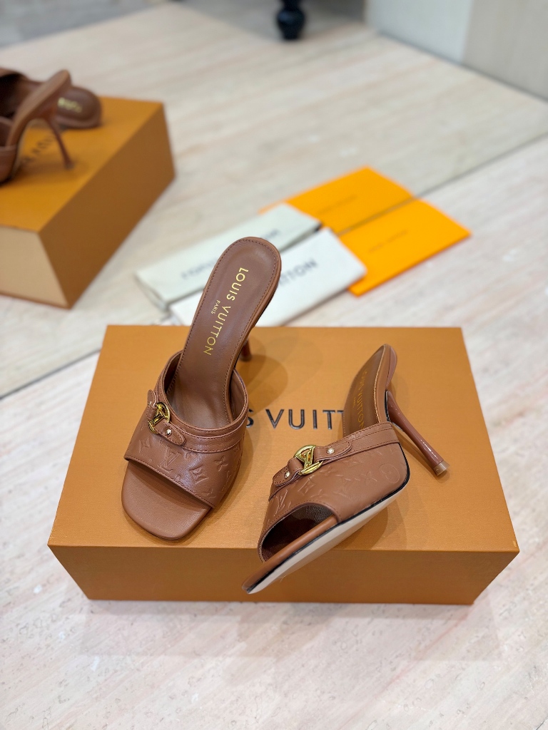 LV High Heeled Sandals(w)-016