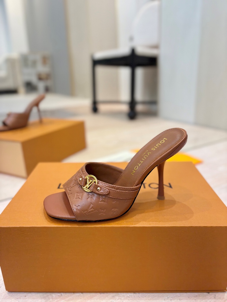 LV High Heeled Sandals(w)-016