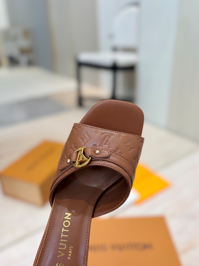 LV High Heeled Sandals(w)-016