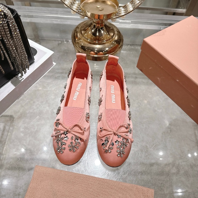 MiuMiu Ballerinas Shoes(w)-012