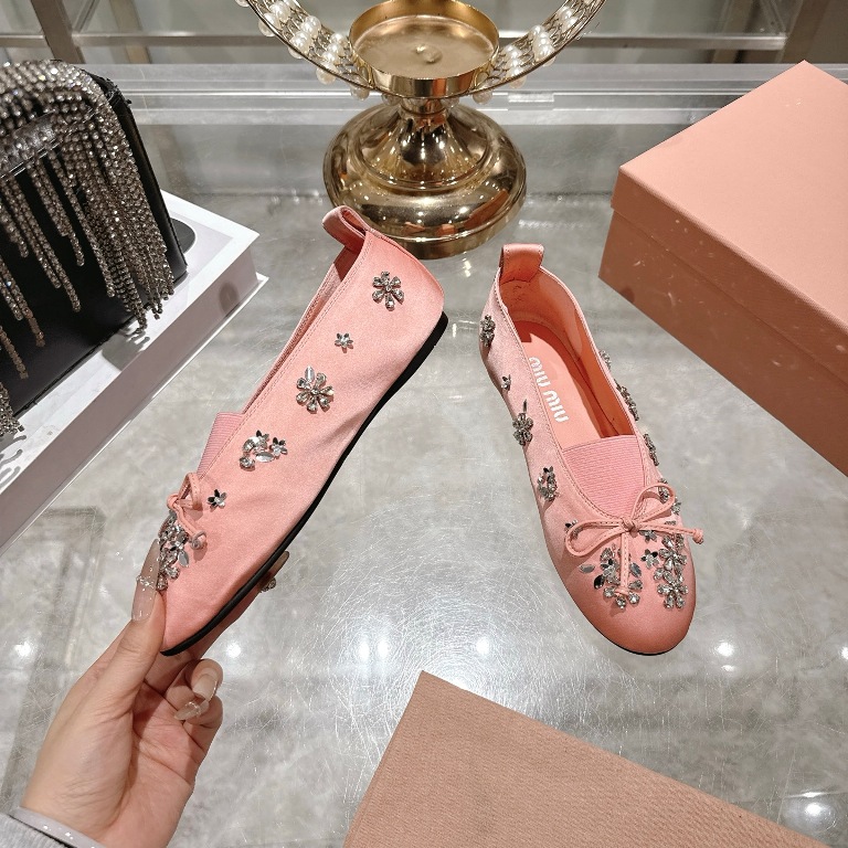 MiuMiu Ballerinas Shoes(w)-012