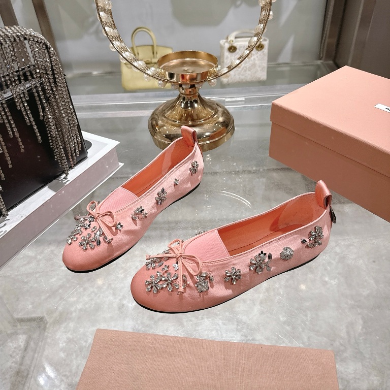MiuMiu Ballerinas Shoes(w)-012