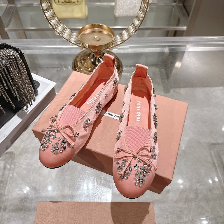 MiuMiu Ballerinas Shoes(w)-012