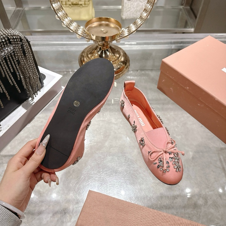 MiuMiu Ballerinas Shoes(w)-012