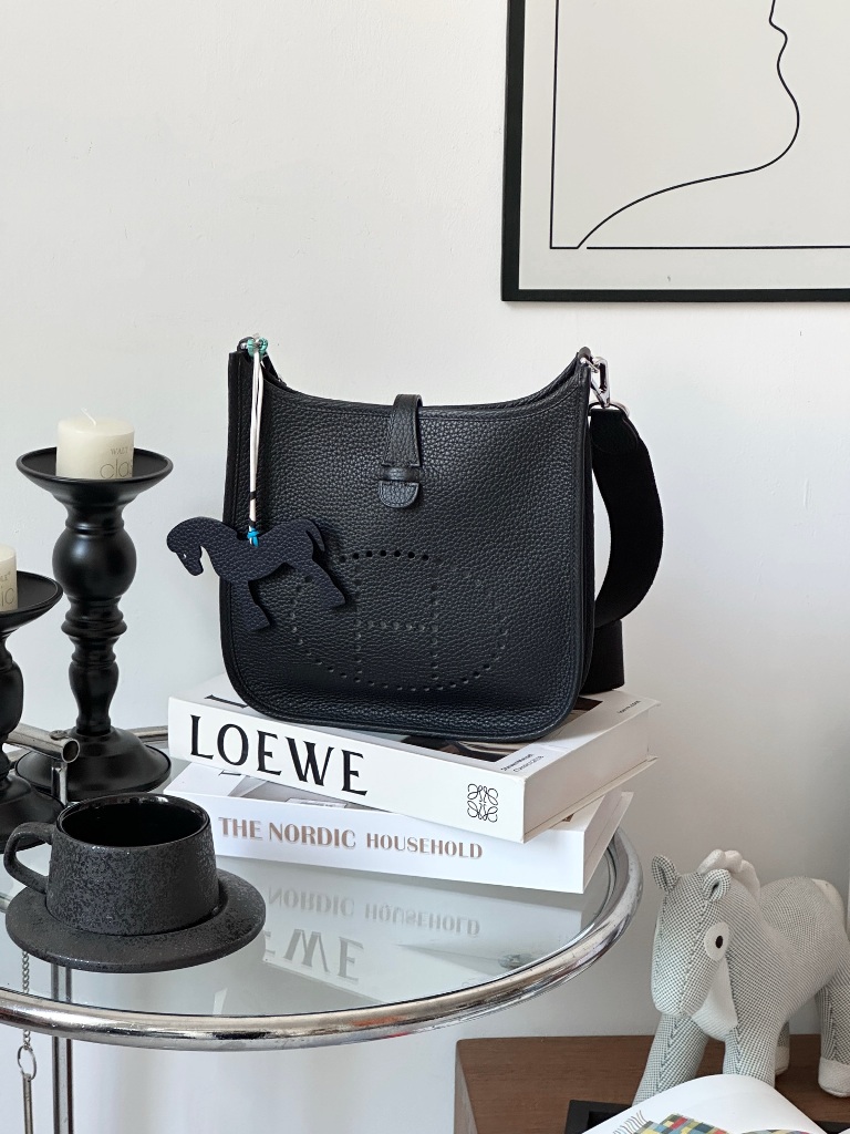Evelyne 23cm-TC Leather(89 Noir)-001
