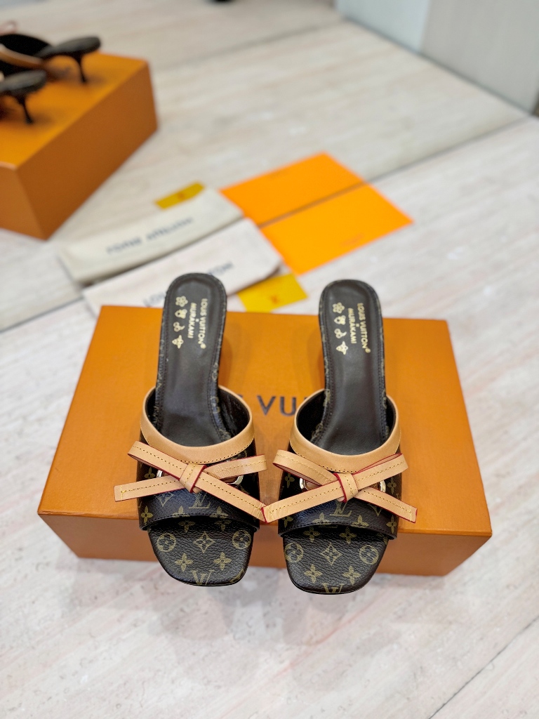 LV High Heeled Sandals(w)-007