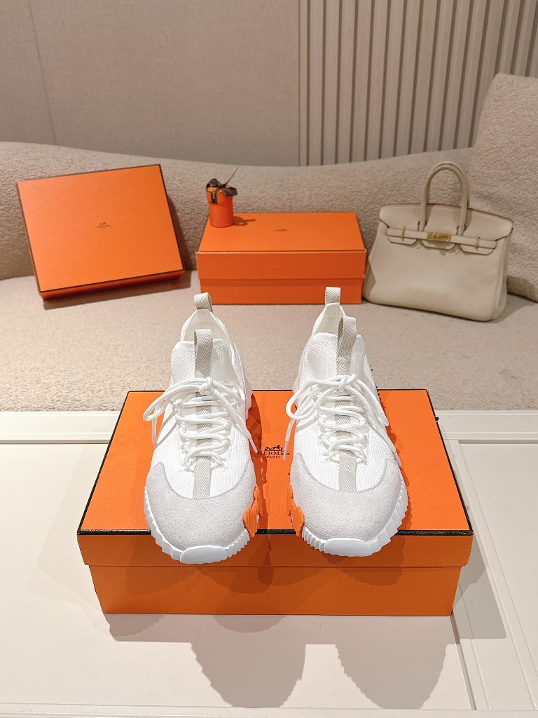 Hermes Couple Shoes-017