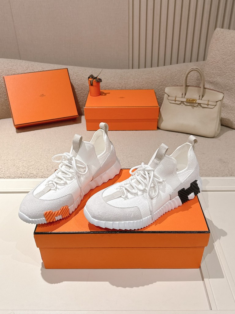 Hermes Couple Shoes-017