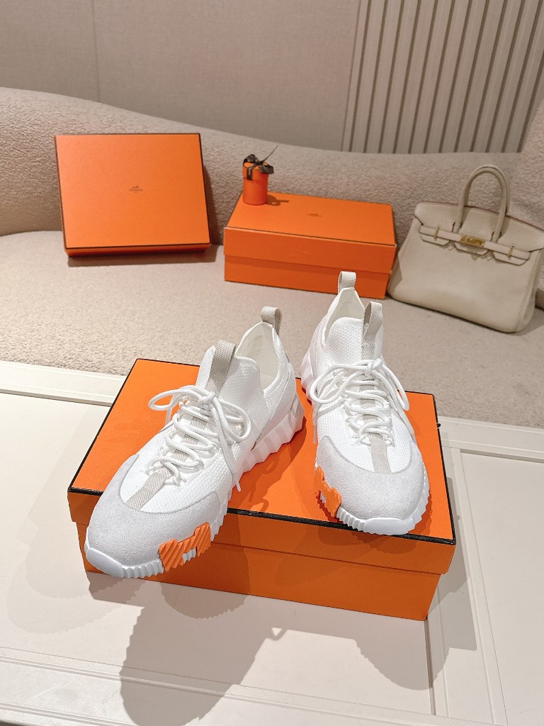 Hermes Couple Shoes-017