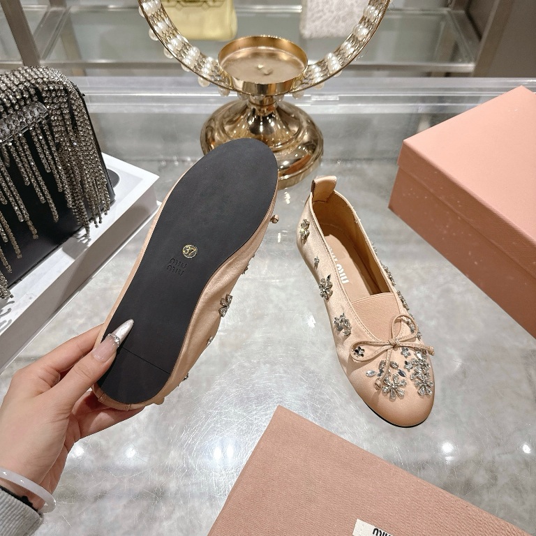 MiuMiu Ballerinas Shoes(w)-011