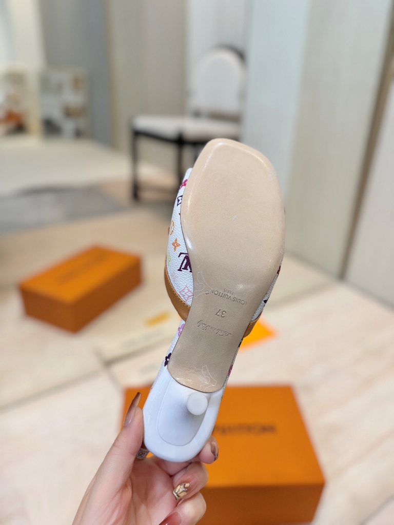 LV High Heeled Sandals(w)-006