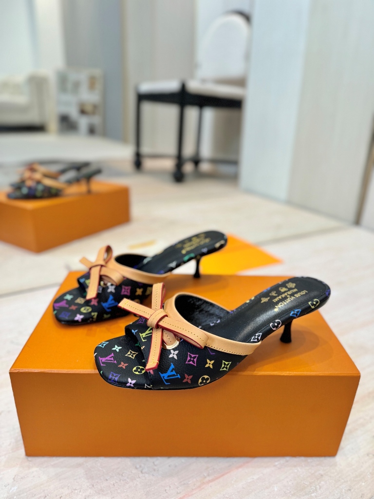 LV High Heeled Sandals(w)-005