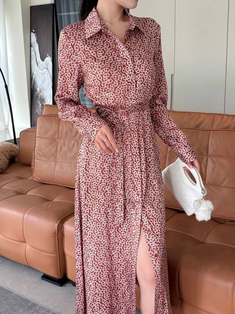Hermes Silk Dresses-A