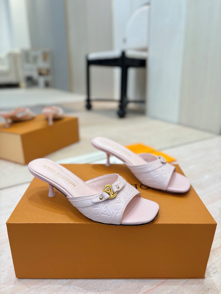 LV High Heeled Sandals(w)-015
