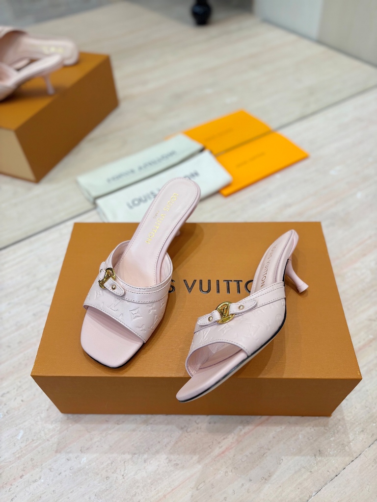 LV High Heeled Sandals(w)-015