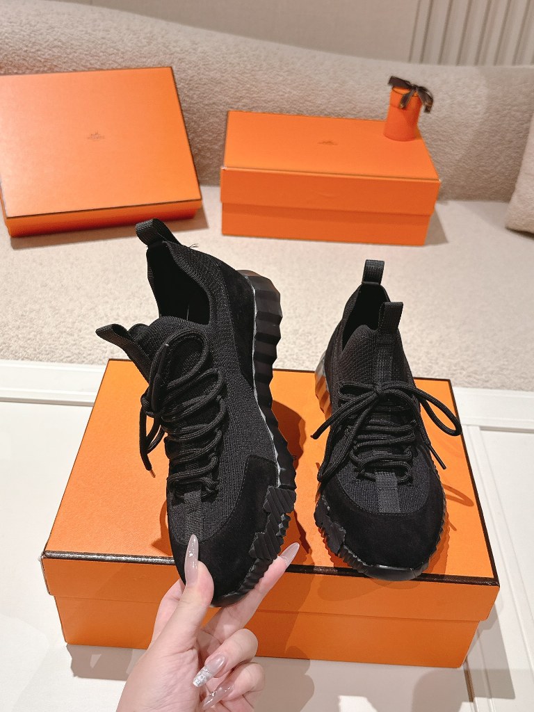 Hermes Couple Shoes-011