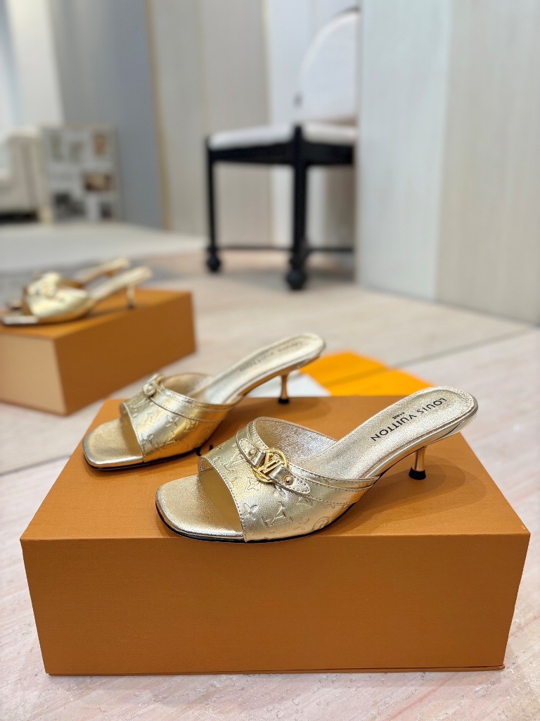 LV High Heeled Sandals(w)-013