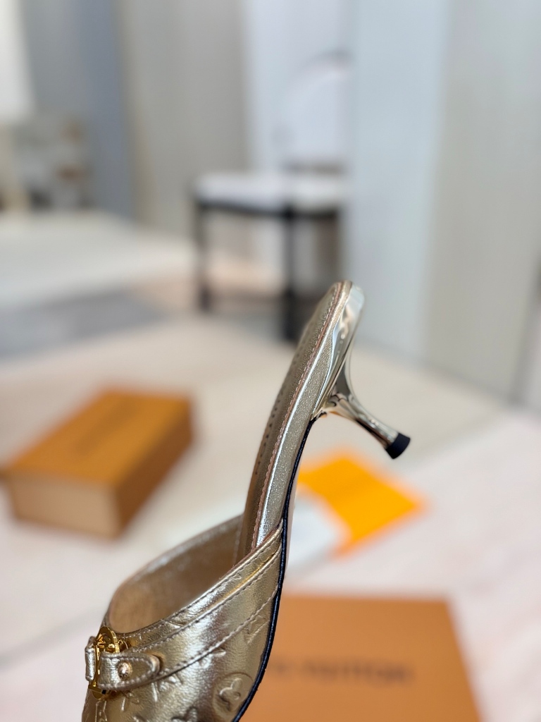 LV High Heeled Sandals(w)-013