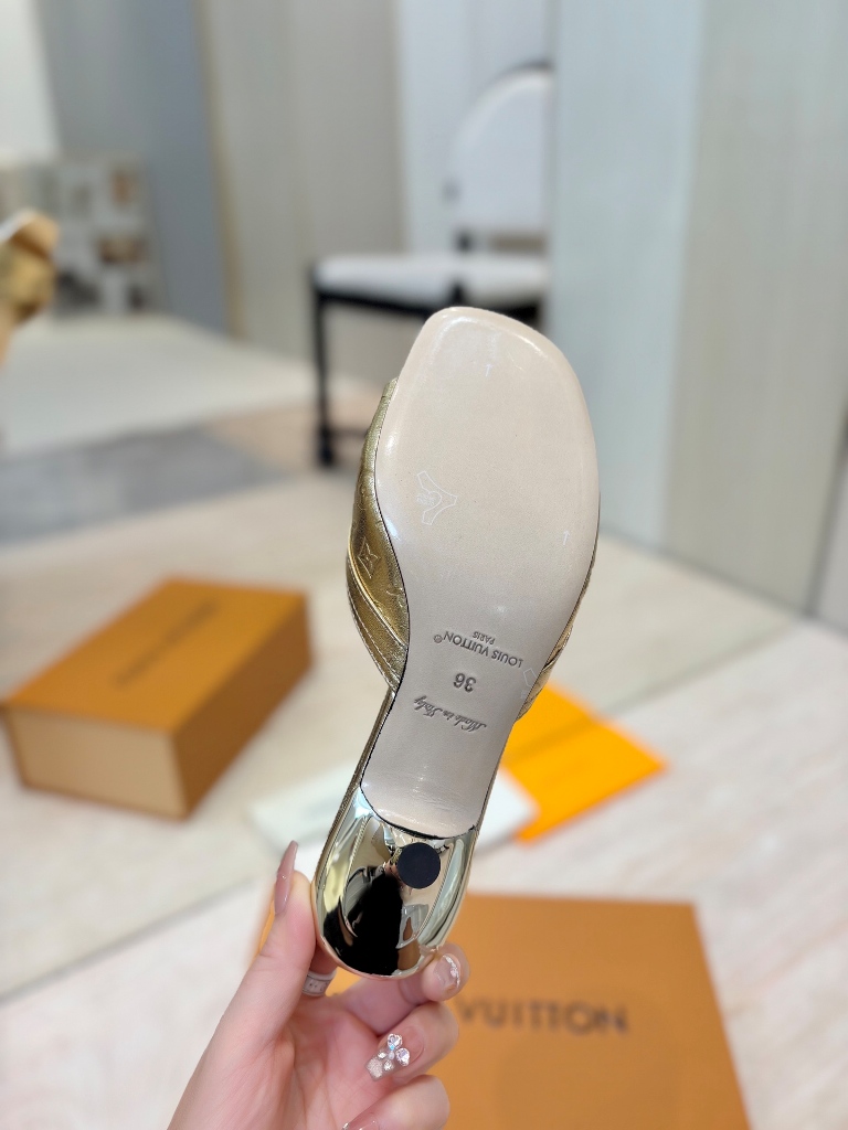 LV High Heeled Sandals(w)-013