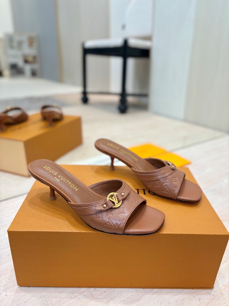 LV High Heeled Sandals(w)-012