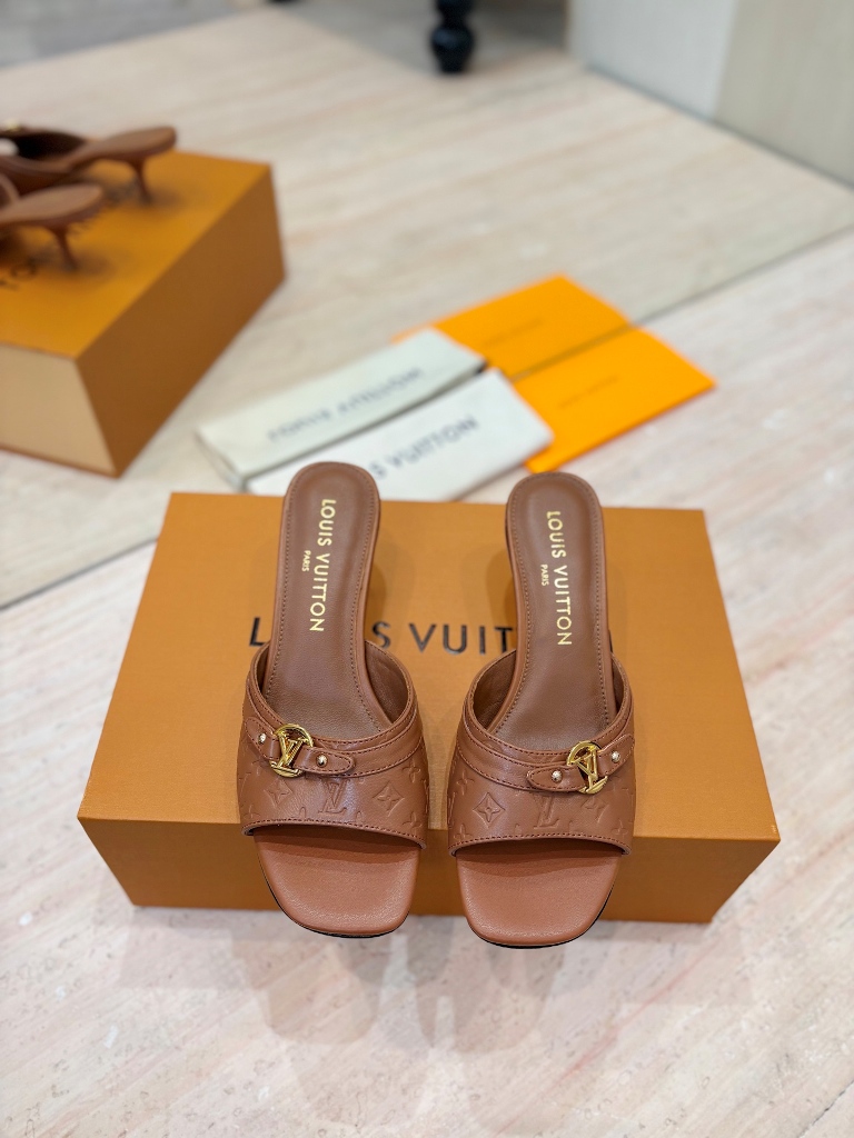 LV High Heeled Sandals(w)-012