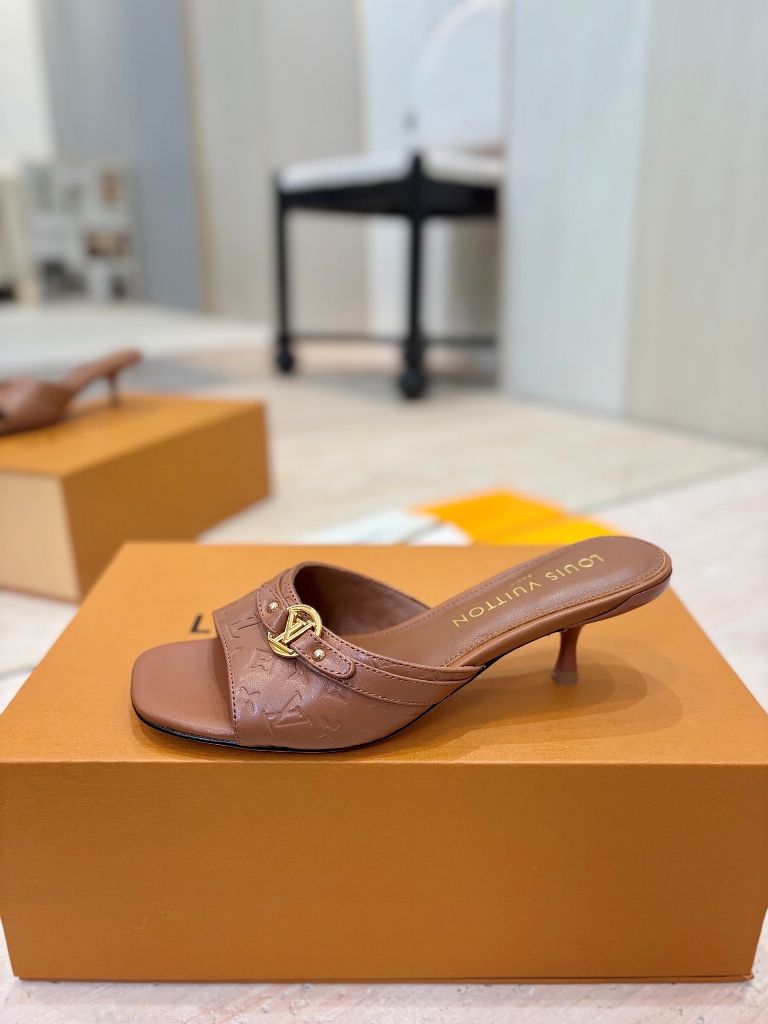 LV High Heeled Sandals(w)-012