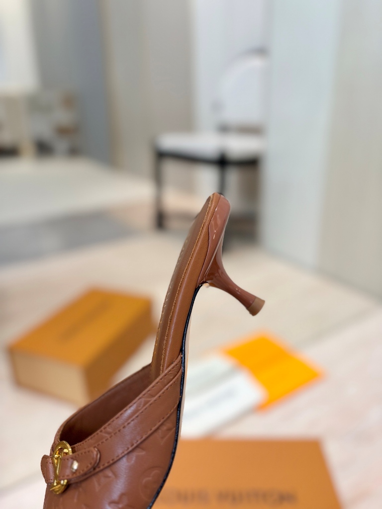 LV High Heeled Sandals(w)-012