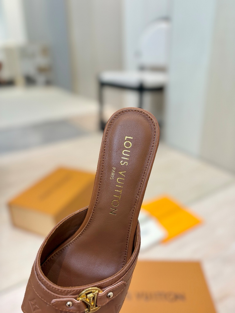 LV High Heeled Sandals(w)-012