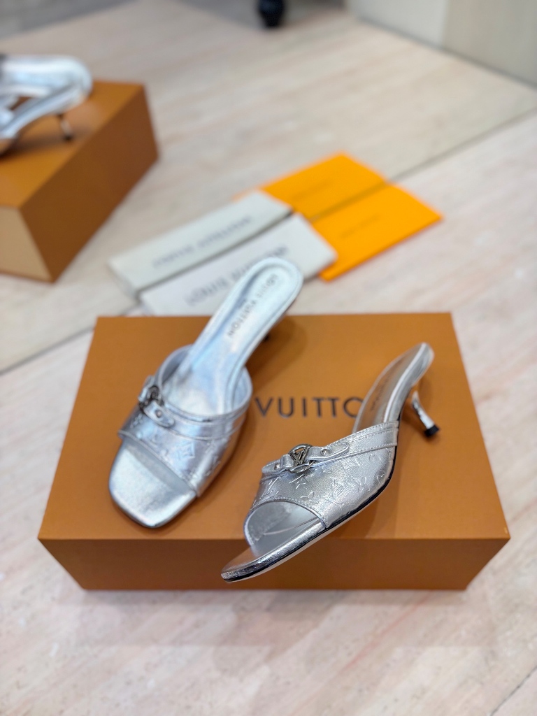 LV High Heeled Sandals(w)-011