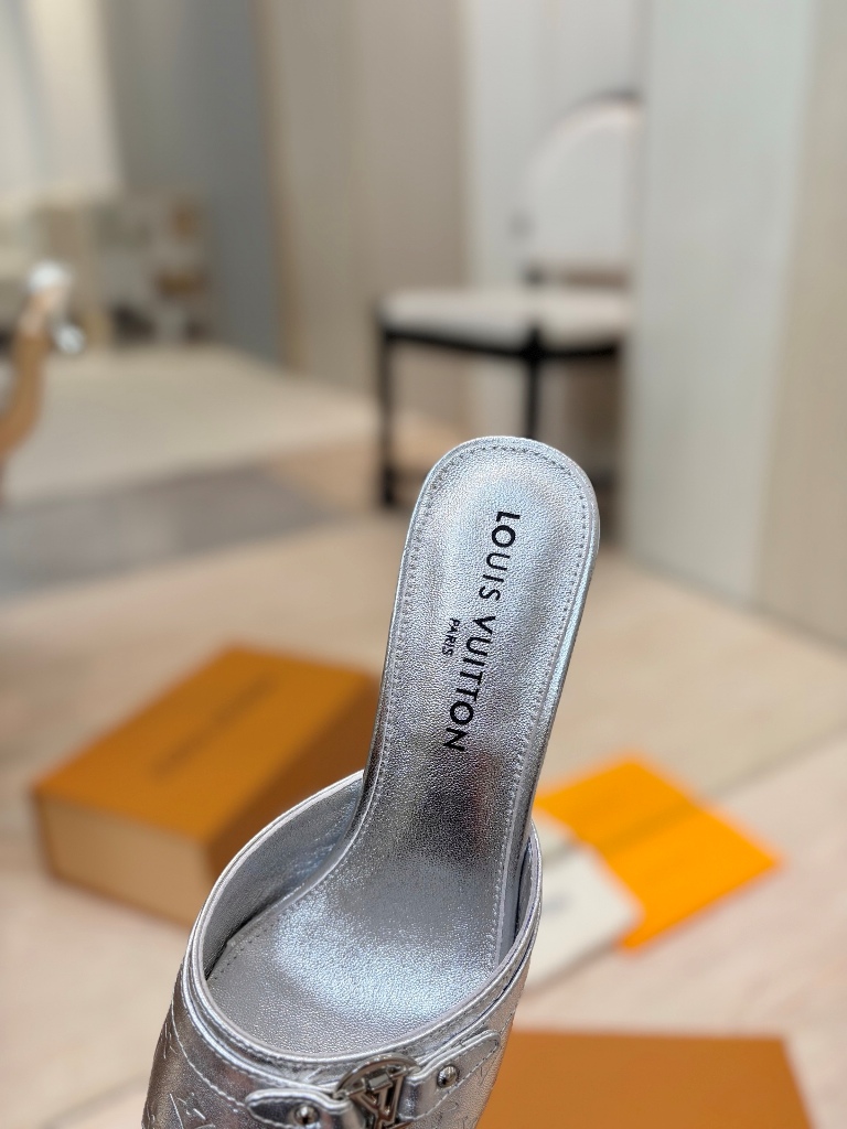 LV High Heeled Sandals(w)-011