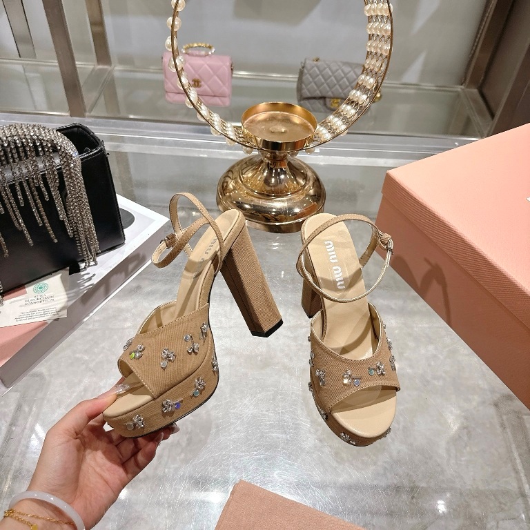 MiuMiu High Heeled Sandals(w)-014