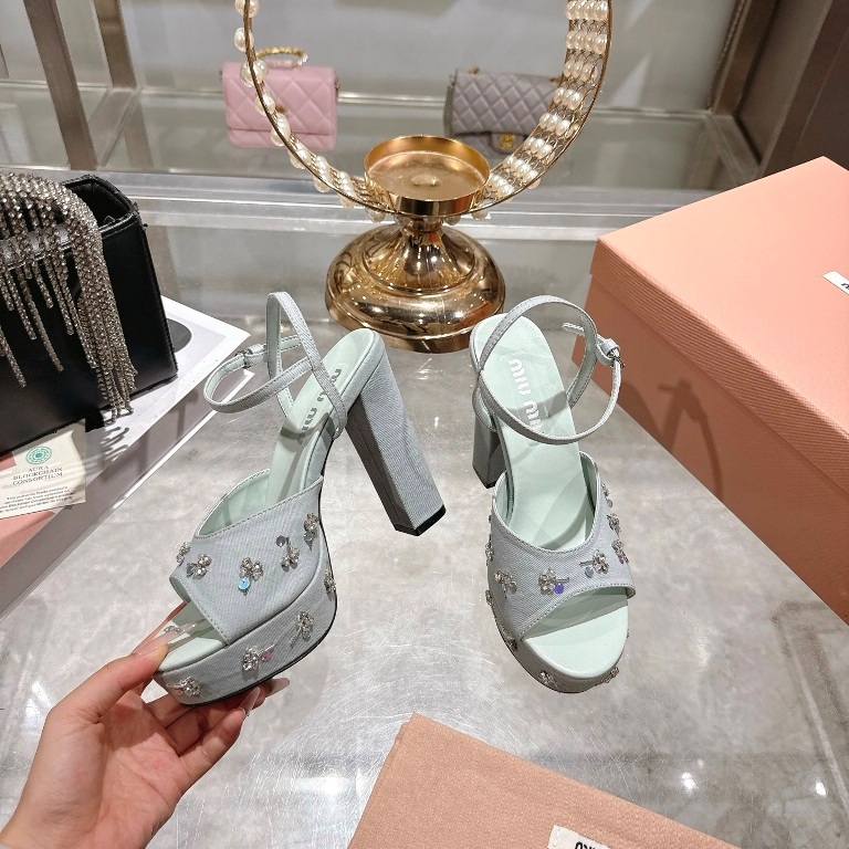 MiuMiu High Heeled Sandals(w)-013