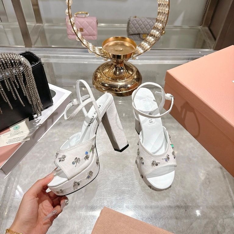MiuMiu High Heeled Sandals(w)-011