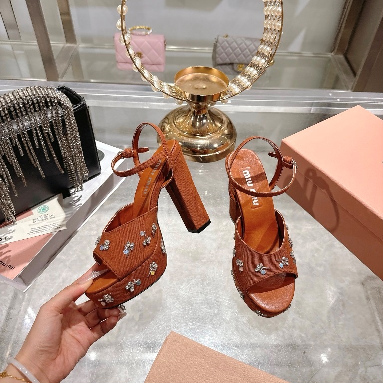 MiuMiu High Heeled Sandals(w)-010