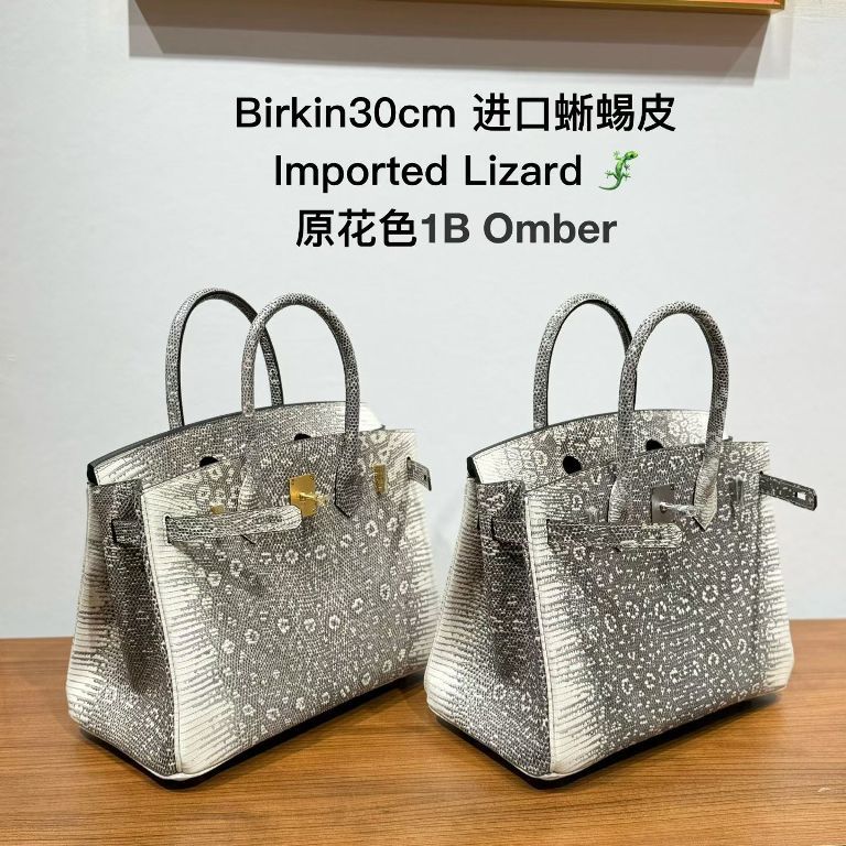 Birkin 30cm-Lizard Leather(1B Omber )-001