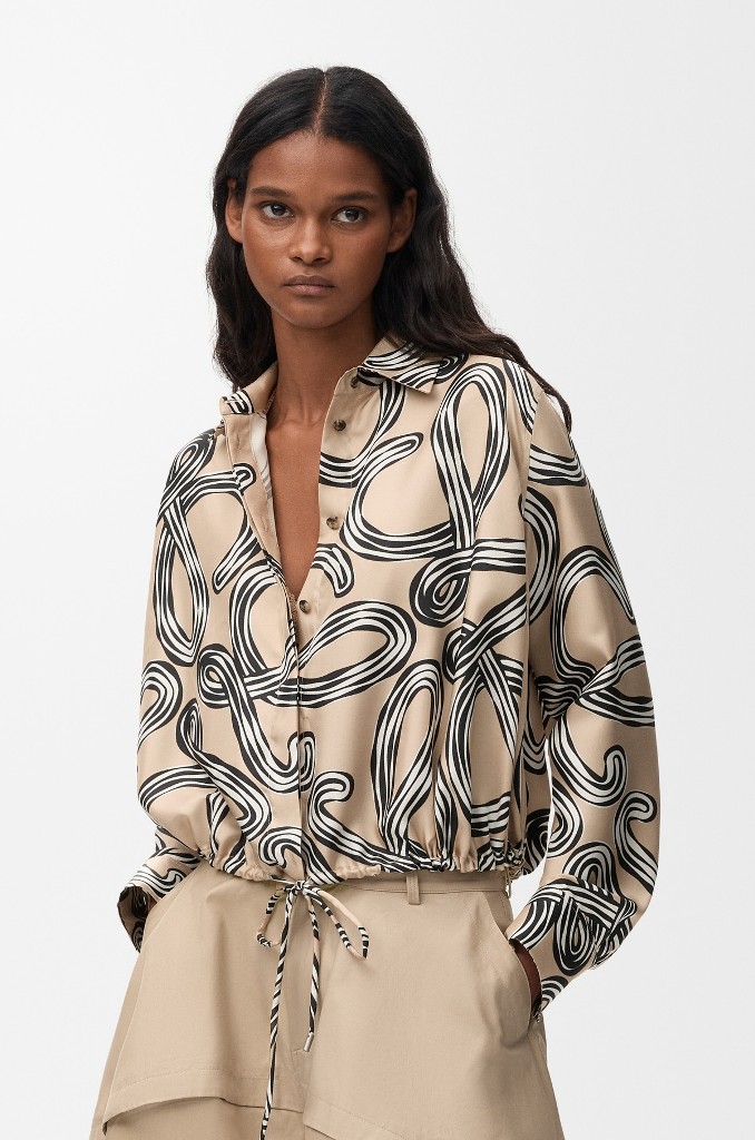 LOEWE Balloon Shirt in Silk(w)-A