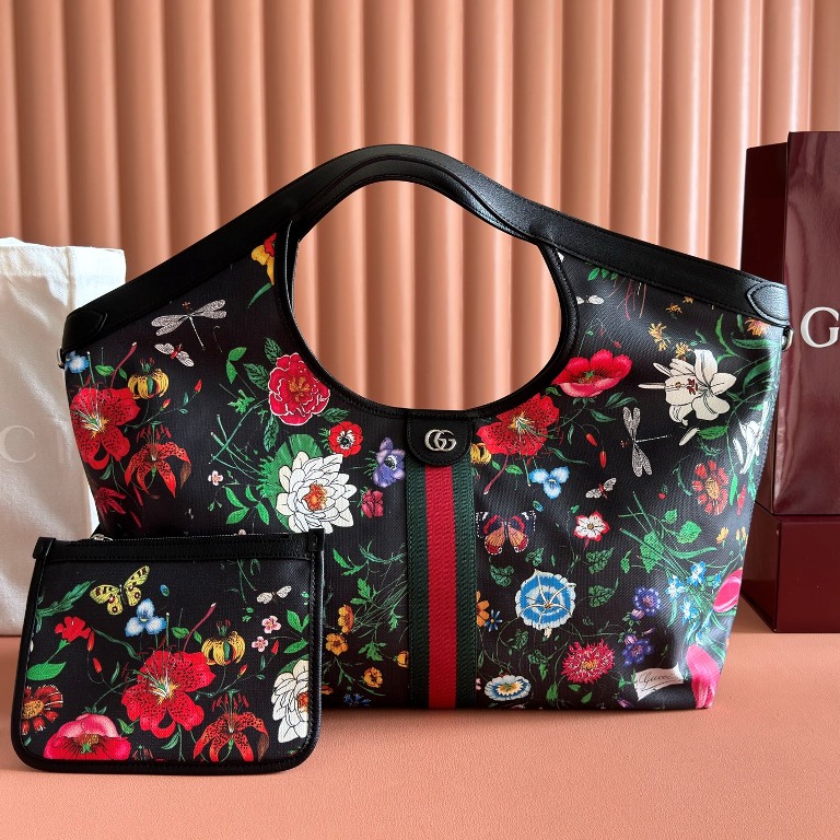 Gucci Giglio Flora Large Tote Bag-004